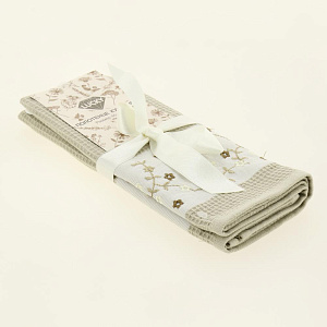 Полотенце кухонное с вышивкой диз2 45х70см микс 100%хл цветов Турция D000178 000000000001194281