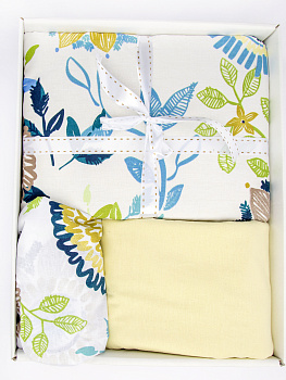 Комплект постельного белья Евро Фантазия (200х220,220х240,50х70-2шт) поплин хлопок 100% 000000000001214233