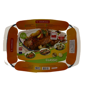 Форма дл запекания из жаропрочного стекла прямоугольнйо формы с ручками, 32,8*21,4*8,9 см (2,5л) Termisil PBSP250A 000000000001194438