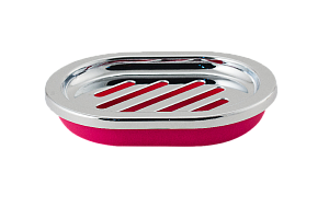 Мыльница Альма малиновый,ATTP-2100RB-04 Материал: пластик 000000000001197584