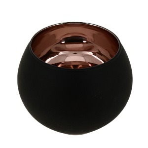 Подсвечник декоративный "Сircle" стекло 7,5х8см черный/золото R011270 000000000001200388