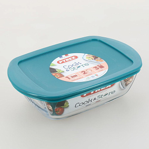 Форма для запекания 23х15х6,5см 1,1л PYREX прямоугольная с крышкой стекло Форма для запекания 23х15х6,5см 1,1л PYREX прямоугольная с крышкой стекло 000000000001094399