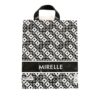 ПАКЕТ 28х34/60мкм ручка петля ПВД Мирель (25/500) 000000000001200998