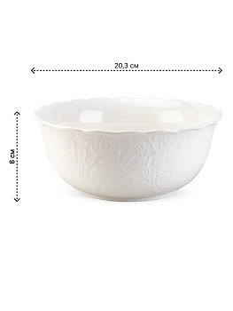 Салатник 20,3х8см MATISSA Barocco фарфор 000000000001230130