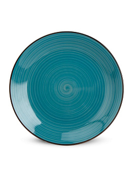 Тарелка обеденная 24см в ассортименте  керамика 000000000001225445