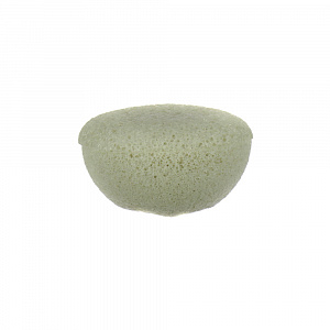 Воздушный спонж для лица с зеленой глиной The Konjac Sponge company 000000000001127422