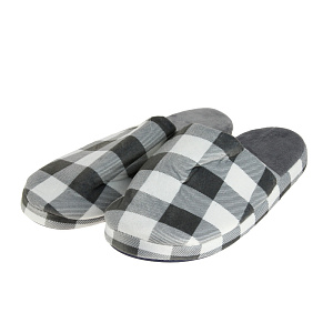 Тапочки домашние мужские, серые, 42-43р 000000000001174446