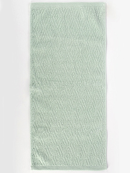 Полотенце махровое 100х150см СОФТИ Ромб мятный хлопок 100% 000000000001214709