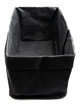 Органайзер для хранения 38x24x24см DE'NASTIA Джинсовая коллекция чёрный хлопок 100% 000000000001216198