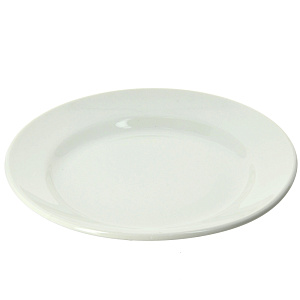 Мелкая тарелка Белая Кубаньфарфор, 20 см 000000000001005625