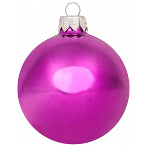 Украшение декоративное Шар 5,5см MOROZCO фиолетовый глянц пластик 000000000001220369