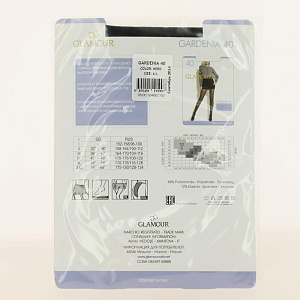 Женские колготки Gardenia 40 Nero 4 Glamour 000000000001031154