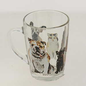 ОСЗ Кружка 300мл СОБАКИ И КОШКИ круговая деколь 07с1334 000000000001189611