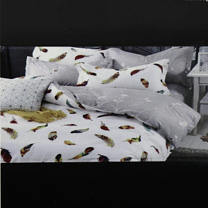 КПБ 1,5сп, 100%ПЭ,перья, PC020162 000000000001179504