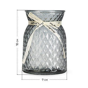 Ваза 18х9см Vasetta стекло 000000000001209241