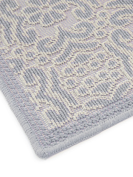 Коврик универсальный УЗОР2 50х80см, 100%хб серый, Турция M000076 000000000001199799