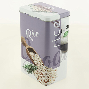 Банка для сыпучих продуктов 2,7л НОВЫЙ АРГУМЕНТ Микс Мука Макароны Рис Мюсли мет 000000000001105551