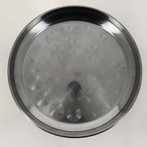 Поднос 34см Катунь круглый нержавеющая сталь AST-002-ПК-34 000000000001204642