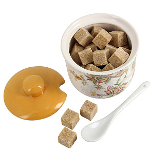 Банка c керамической ложкой Марокканский цветок Коралл, 300мл 000000000001109196