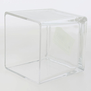 Ваза 12х12см квадратная прозрачная стекло 000000000001209251