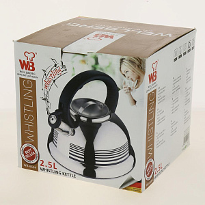 ЧАЙНИК 2,5Л НЕРЖ СВИСТОК ДЕКОЛЬ WB-6664 000000000001154188