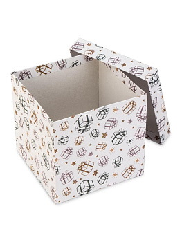 Коробка подарочная 21x21x21см РУТАУПАК Подарок куб 000000000001224756