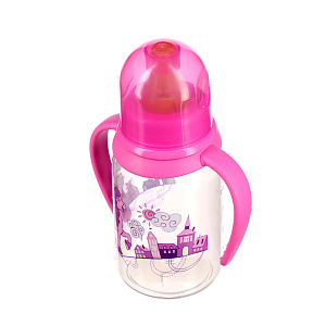 Бутылочка с соской от 0 месяцев Веселые животные Lubby, 250мл 000000000001135409