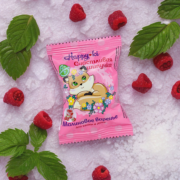 Средство шипучее для ванн 40г ЛАБОРАТОРИЯ КАТРИН Happiki Счастливая шипучка 000000000001225620