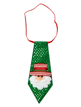 Маскарадное украшение Зелёный галстук на шею из нетканого материала (полиэфирные волокна) 20x8,5x1см 82304 000000000001201842