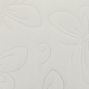 Покрывало 260х260см DENASTIA Бабочки двустороннее молочное 100% полиэстер U000288 000000000001204706