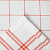 Кухонное полотенце "Доляна" Натюрморт, красная полоска, размер 50х70±2 см 000000000001185420