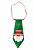 Маскарадное украшение Зелёный галстук на шею из нетканого материала (полиэфирные волокна) 20x8,5x1см 82304 000000000001201842