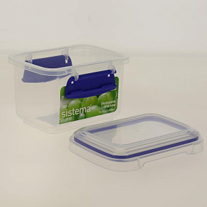 Контейнер для СВЧ 0,4л прямоугольный KLIP IT SISTEMA.Подходит для использования в холодильнике,морозильной камере,в микроволновой пе 000000000001142879