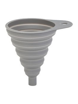 Воронка складная 11см серый силикон 000000000001228335