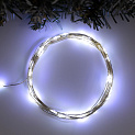 Гирлянда-Нить 5м 50LED LUAZON LIGHTING IP20 USB РОСА серебристая нить свечение белое фиксинг 000000000001208003