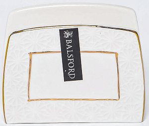 Салфетница 10см BALSFORD НЕЖНОСТЬ подарочная упаковка фарфор 000000000001207526