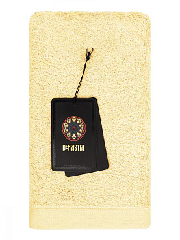 Полотенце 50х90см DE'NASTIA SOFT COLLECTION желтый хлопок-100% 000000000001216117