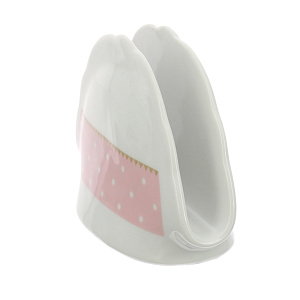 Салфетница Mix&Match Porcelaine Czech Gold Hands, розовый 000000000001136200