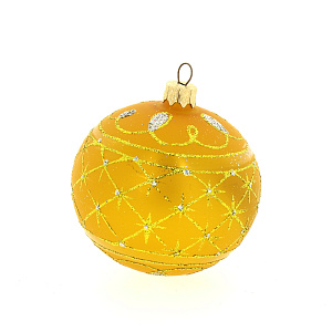 Декоративное украшение 9см Шар 4,5 БИРЮСИНКА Алмаз стекло 000000000001179990