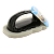 Губка МУЛЬТИДОМ Карборундовая для чистки застаревшего жира нагара ржавчины со дна сковородок кастрюль кухонных поверхностей без моющего средства 000000000001209474
