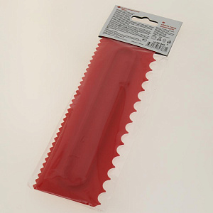 Гребень кондитерский "Крем" 22,4х7,3х1см VL80-345. Изготовлено из пластмассы (полипропилен). 000000000001190164