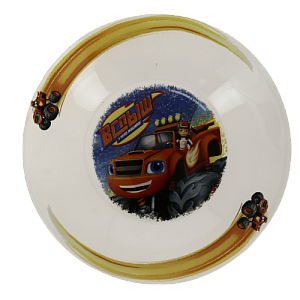Тарелка 19,5см ND PLAY Вспыш и чудо-машинки стекло 000000000001203156