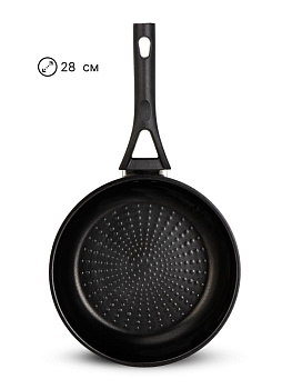 Сковорода 28см бакелитовая ручка индукция антипригарное покрытие алюминий 000000000001224439