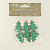 Декоративное украшение Прищепки Елки зеленые 3,5х0,7см MANDARIN березовая древесина 000000000001209319