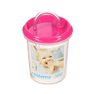 Детская чашка с трубочкой Sistema, 250мл 000000000001143715