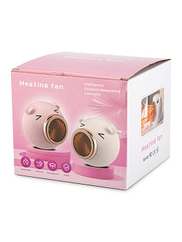 Тепловентилятор настольный 13,5х15х15,5см 500Ватт 220В Мини 000000000001228227