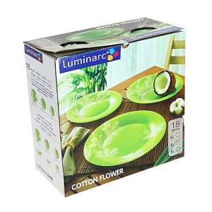 Столовый набор Cotton Flower Luminarc, 18 предметов 000000000001061795