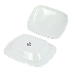 Маслёнка Mix&Match Porcelaine Czech Gold Hands, розовый 000000000001136198