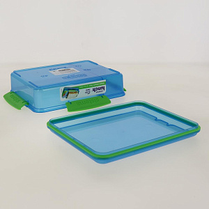 Контейнер для хранения продуктов с разделителями 0,975л прямоугольный LUNCH SISTEMA имеет два отделения.41482 000000000001197086