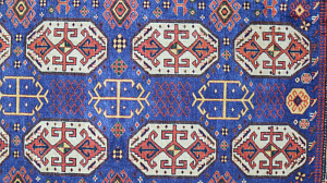 Коврик универсальный 40х60см ПОСУДА ЦЕНТР Классика-5 синий полиэстер 000000000001187101